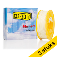 Aanbieding: 3x filament glow in the dark groen 2,85 mm PLA 1,1 kg Jupiter serie (123-3D huismerk)