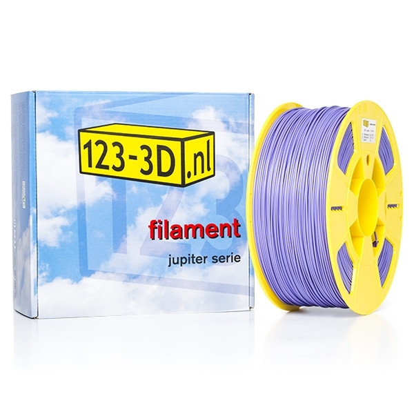 Filament paars 2,85 mm ABS 1 kg Jupiter serie (123-3D huismerk) DFA11028 - 1