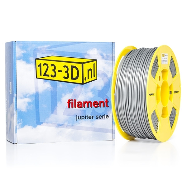 Filament zilver 2,85 mm ABS 1 kg Jupiter serie (123-3D huismerk) DFA11022 - 1