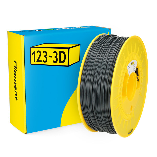 123-3D filament PETG antraciet 1,75 mm 1 kg DHM00133 - 1