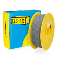 123-3D filament PETG mat grijs 1,75 mm 1 kg
