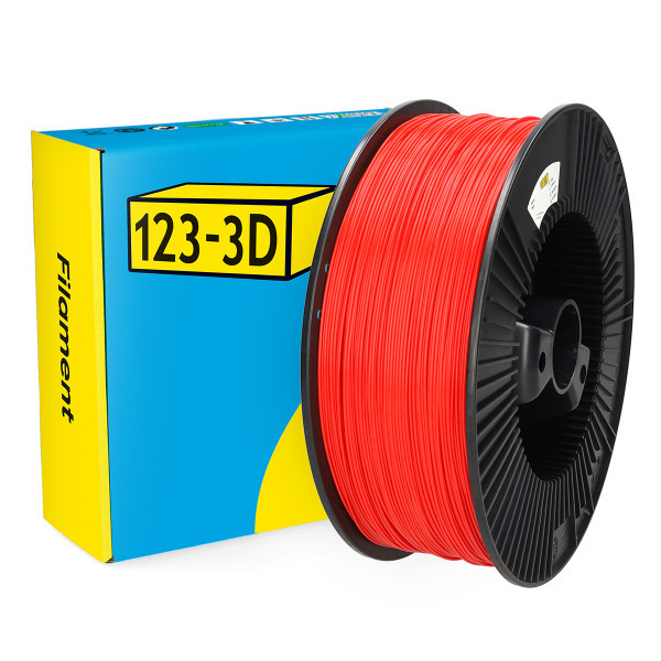 123-3D filament PETG rood 1,75 mm 2,3 kg DHM00194 - 1