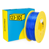 123-3D filament PETG transparent blauw 1,75 mm 1 kg