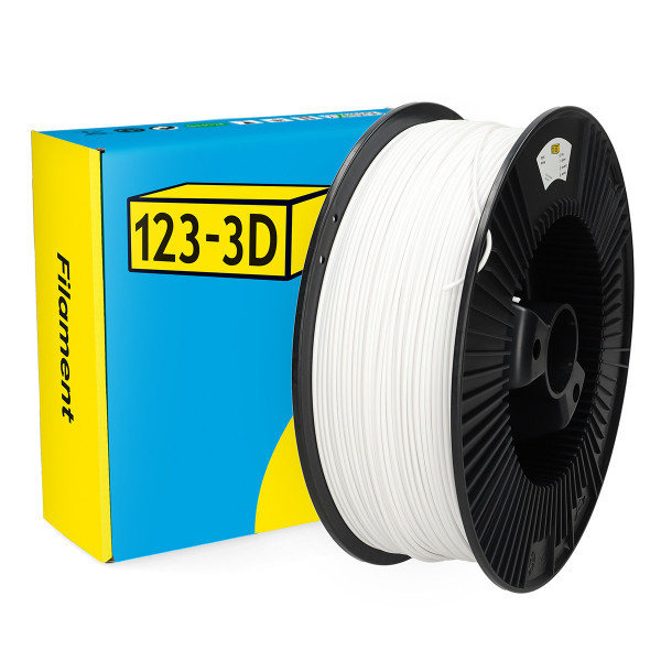 123-3D filament PETG wit 2,85 mm 2,3 kg DHM00196 - 1