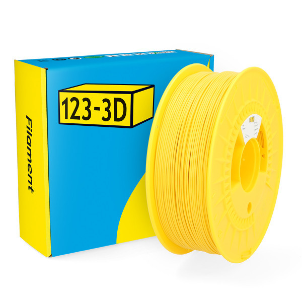 123-3D filament PLA geel 1,75 mm 1 kg DHM00006 - 1