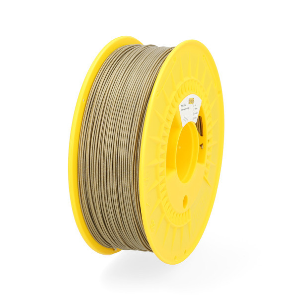 123-3D filament PLA glitter champagne goud 1,75 mm 1 kg DHM00059 - 2