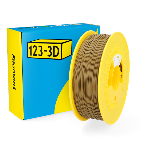 123-3D filament PLA khakigrijs 1,75 mm 1 kg DHM00014 - 1