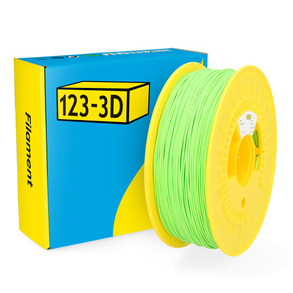 123-3D filament PLA limoengroen 1,75 mm 1 kg DHM00022 - 1