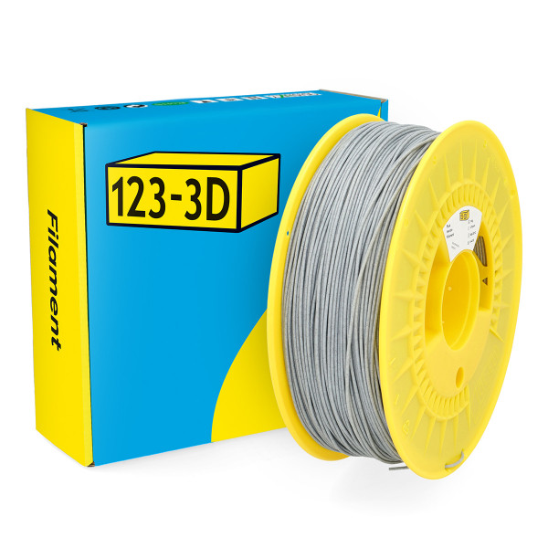 123-3D filament PLA marmergrijs 1,75 mm 1 kg DHM00110 123-3D filament PLA marmergrijs 1,75 mm 1 kg DHM00110 - 1