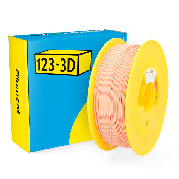 123-3D filament PLA pastel zalm 1,75 mm 1 kg DHM00054 - 1