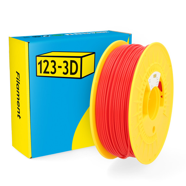 123-3D filament PLA rood 2,85 mm 1 kg DHM00028 - 1