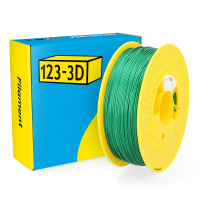 123-3D filament PLA satijn donkergroen 1,75 mm 1 kg DHM00077