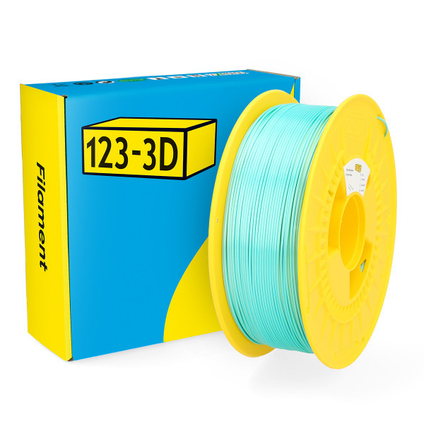 123-3D filament PLA satijn regenboog groen-blauw 1,75 mm 1 kg DHM00113 - 1