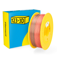 123-3D filament PLA satijn regenboog rood-grijs 1,75 mm 1 kg DHM00118 123-3D filament PLA satijn regenboog rood-grijs 1,75 mm 1 kg DHM00118