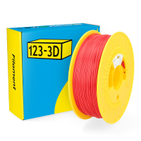 123-3D filament PLA satijn rood 1,75 mm 1 kg DHM00072