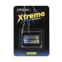 123accu Xtreme Power CR123A Lithium batterij (1 stuk) ADR00066