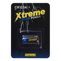 123accu Xtreme Power CR123A Lithium batterij (1 stuk) 120-802633C CR123A CR123A/01BC GPCR123AC ADR00066