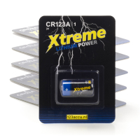 123accu Xtreme Power CR123A batterij 10 stuks ADR00078