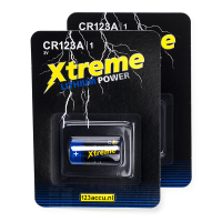 123accu Xtreme Power CR123A batterij 2 stuks ADR00060