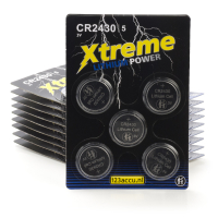 123accu Xtreme Power CR2430 knoopcelbatterij 50 stuks ADR00058