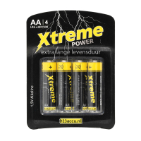 123accu Xtreme Power MN1500 Penlite AA batterij 4 stuks ADR00006