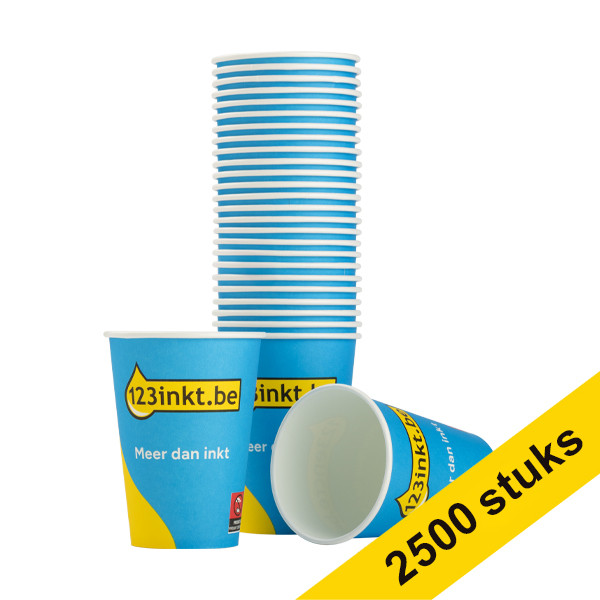 123inkt.be kartonnen koffiebekers 180 ml (2500 stuks) 390691 - 1