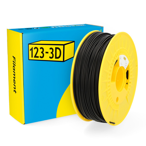 123inkt 123-3D Filament PLA Zwart 2,85 mm 1 kg (Jupiter serie)  DHM00025 - 1