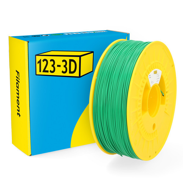123inkt 123-3D filament ABS groen 1,75 mm 1 kg (Jupiter serie)  DHM00143 - 1