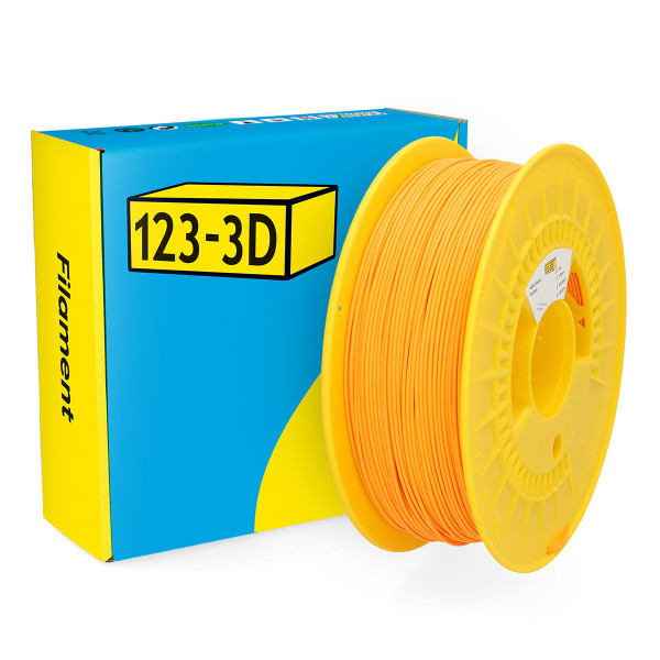 123inkt 123-3D filament PETG mat oranje 1,75 mm 1 kg  DHM00245 - 1