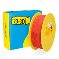 123-3D filament PETG mat rood 1,75 mm 1 kg