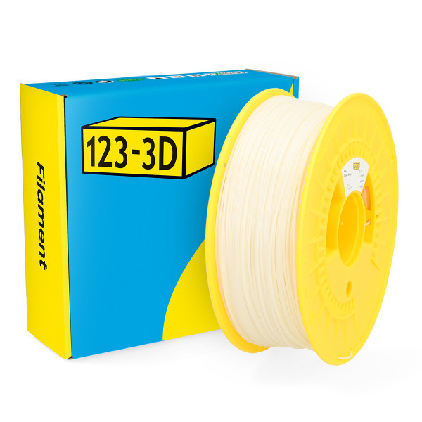 123inkt 123-3D filament PLA crèmewit 1,75 mm 1 kg  DHM00023 - 1