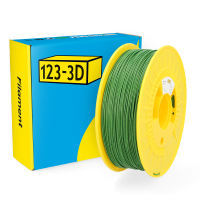 123inkt 123-3D filament PLA glitter groen 1,75 mm 1 kg (Jupiter serie)  DHM00060