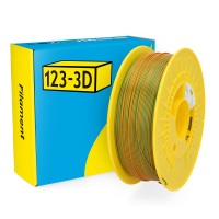 123inkt 123-3D filament PLA kameleon geel-groen 1,75 mm 1 kg  DHM00261