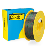 123inkt 123-3D filament PLA kameleon groen-roze 1,75 mm 1 kg  DHM00264