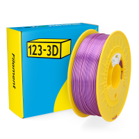 123inkt 123-3D filament PLA kameleon paars-roze 1,75 mm 1 kg  DHM00254