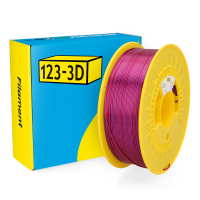 123inkt 123-3D filament PLA kameleon roze-blauw 1,75 mm 1 kg  DHM00255