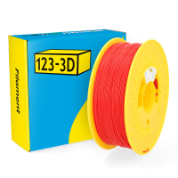 123inkt 123-3D filament PLA rood 1,75 mm 1 kg (Jupiter serie)  DHM00004
