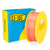 123inkt 123-3D filament PLA satijn regenboog rood-oranje 1,75 mm 1 kg  DHM00116 - 1