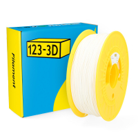 123inkt 123-3D filament PLA sneeuwwit 1,75 mm 1 kg (Jupiter serie)  DHM00007