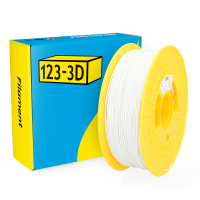 123inkt 123-3D filament PLA wit 1,75 mm 1 kg (Jupiter-serie)  DHM00002