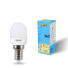 123led E14 T25 ledlamp kogel mat 1.3W (15W)