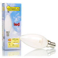 123inkt 123led E14 filament ledlamp kaars mat dimbaar 4W (40W)  LDR01618
