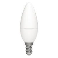123inkt 123led E14 ledlamp kaars mat dimbaar 2700K 5.5W (40W) 0620117 LDR06529