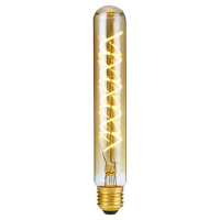 123inkt 123led E27 filament ledlamp buis goud dimbaar 5W (33W) LX023920005 LDR09093