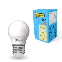 123inkt 123led E27 ledlamp kogel mat 2.5W (25W)  LDR01804