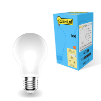 123inkt 123led E27 ledlamp peer mat dimbaar 4000K 4.5W (40W)  LDR01780