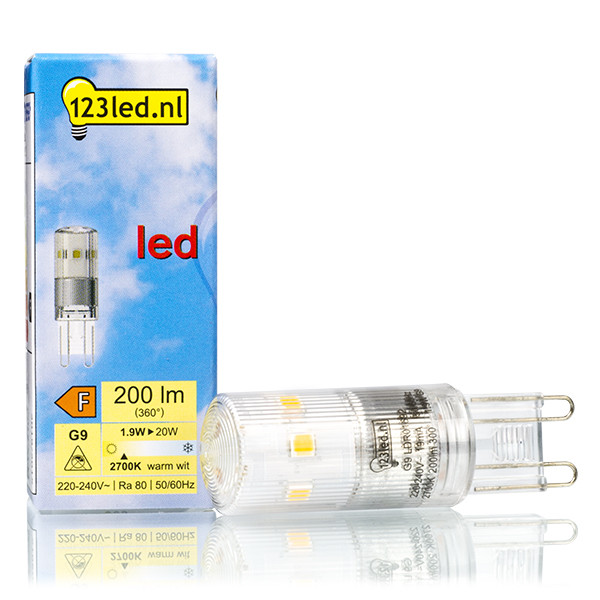 123inkt 123led G9 ledcapsule helder 1.9W (21W)  LDR01692 - 1