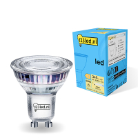 123inkt 123led GU10 ledspot glas dimbaar 2700K 3.6W (50W) 72137700c LDR01728