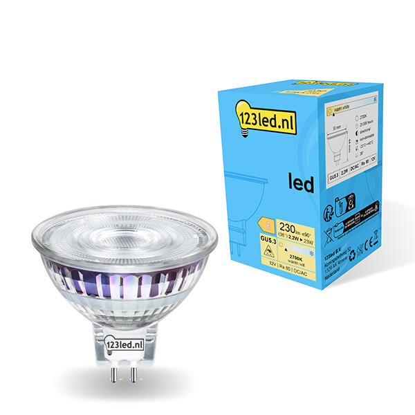 123inkt 123led GU5.3 ledspot 2.2W (25W)  LDR01740 - 1