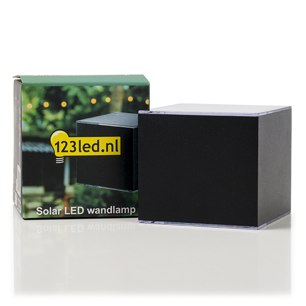 123inkt 123led Solar wandlamp Avon Down zwart SL10-45-down LDR08534 - 3